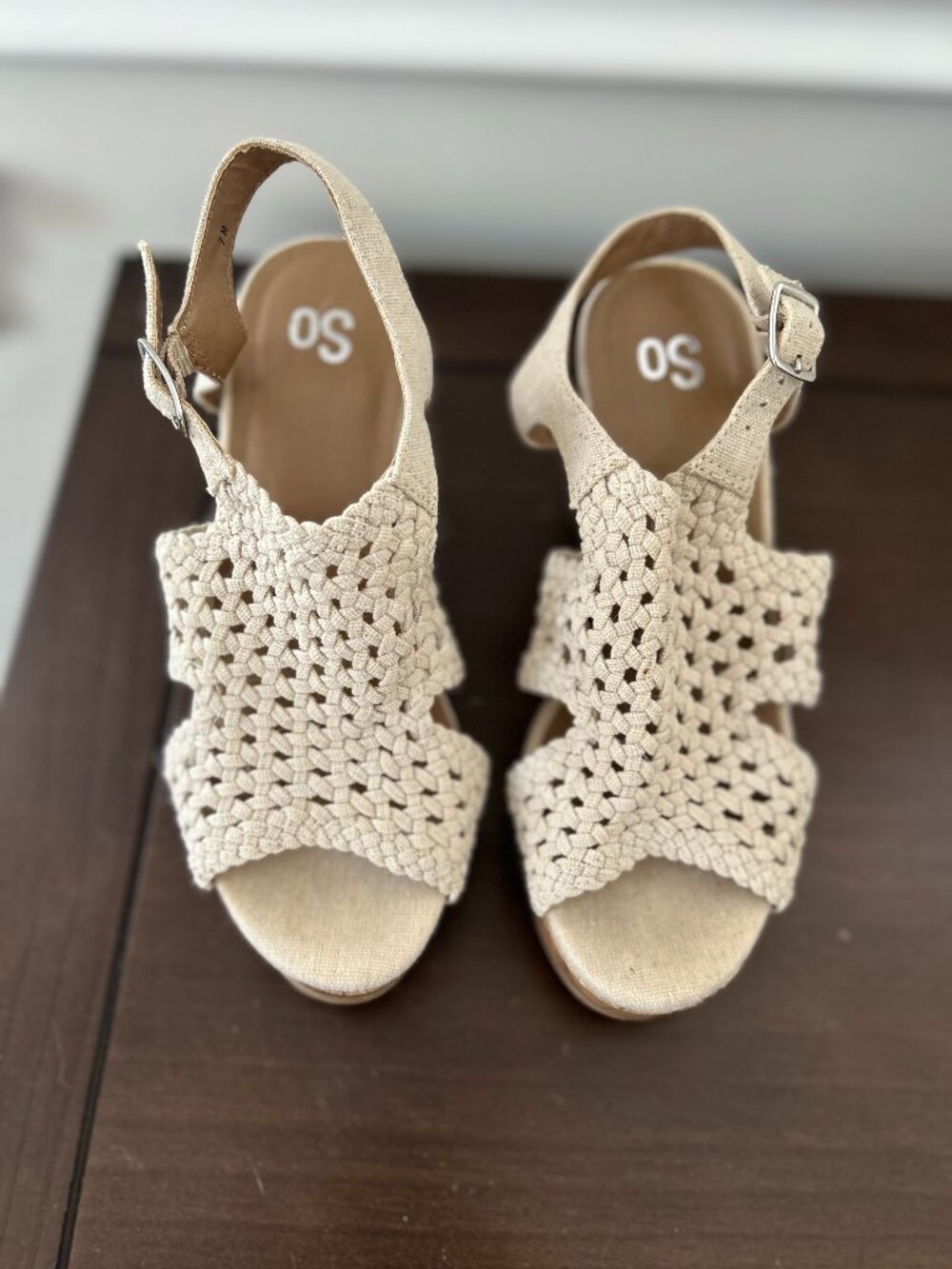 Crochet Wedge Sandal
